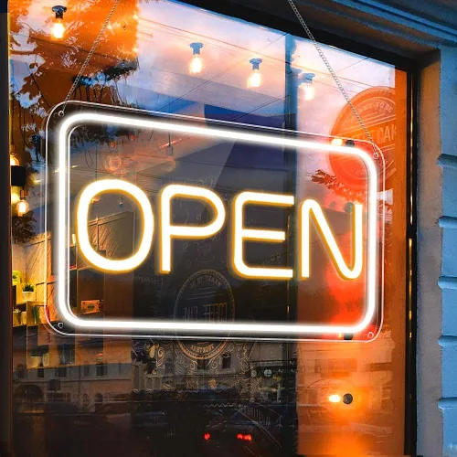 Miniatura 9 de Letreros de 'Abierto' para Ventana de Negocio, Letrero de Neón 'Abierto' de 16" x 9", Letrero LED 'Abierto' con Chip COB Brillante con Interruptor