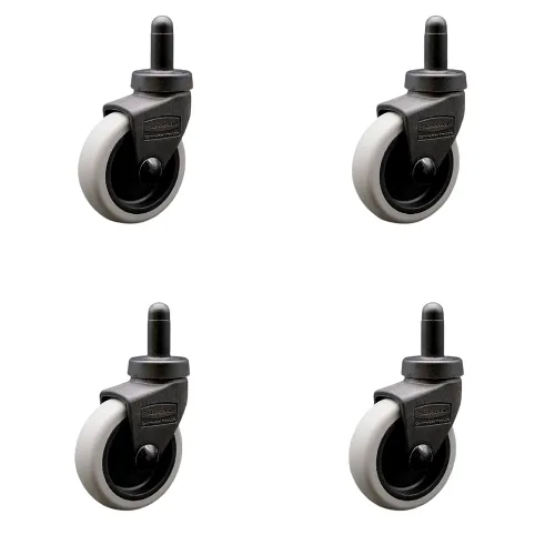 Miniatura 34 de Service Caster Marca – Compatible con/reemplazo para – Carritos de limpieza de conserje – Se adapta a la mayoría de carritos de limpieza Rubbermaid