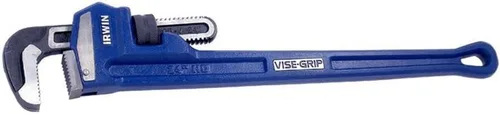 IRWIN VISE-GRIP - Llave de tubo, hierro fundido, SAE, mandíbula de 3 pulgadas, longitud de 24 pulgadas (274104), azul