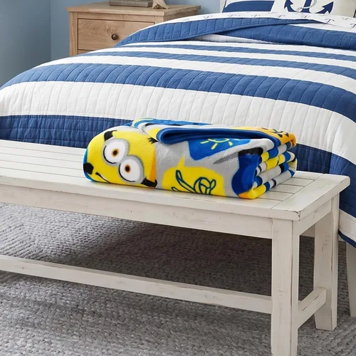 Miniatura 4 de Franco - Manta supersuave para niños, de 46 por 60 pulgadas, de los Minions, The Rise Of Gru, ropa de cama Minions el ascenso de Gru