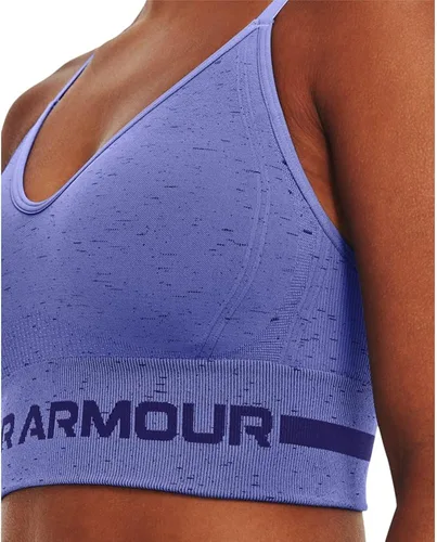 Miniatura 5 de Under Armour - Brasier largo y sin costuras de bajo impacto para mujer