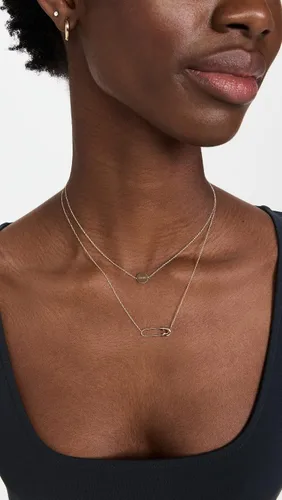 Miniatura 3 de Collar de seguridad de oro de 14 quilates para mujer