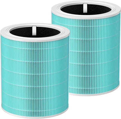 Miniatura 16 de Filtro de repuesto HE401 para purificador de aire Shark 4 compatible con purificador de aire con ventilador Shark 4 HE400, HE401C, HE401NP, HE402