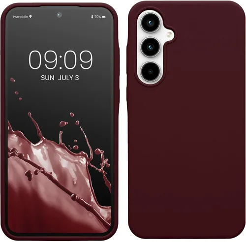 Miniatura 17 de kwmobile Funda Compatible con Samsung Galaxy A14 5G - Funda de teléfono de TPU y silicona con acabado suave - Verde Lima
