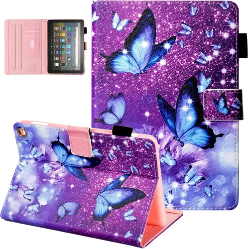 Miniatura 8 de Dteck Funda para tablet Fire HD 8 y Fire HD 8 Plus, (pantalla HD de 8 pulgadas, 10ª generación) – Funda protectora de cuero con tapa plegable