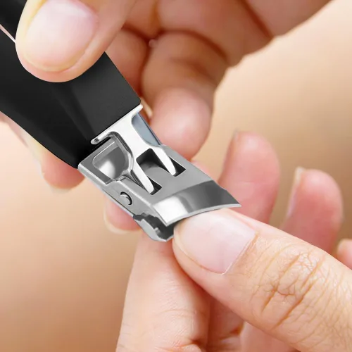 Miniatura 3 de Cortaúñas inclinada con apertura ancha de mandíbula antisalpicaduras, cortaúñas 2026 para manos y pies, para personas mayores, mujeres y hombres