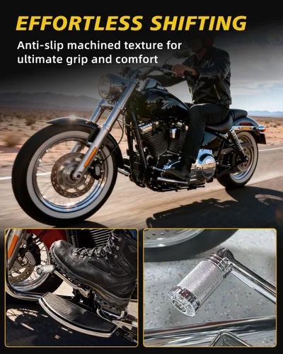 Miniatura 5 de TSUNG Clavija de palanca de cambios de motocicleta – Reemplazo de clavija de cambio de aluminio CNC Billet, se adapta a la mayoría de motocicletas