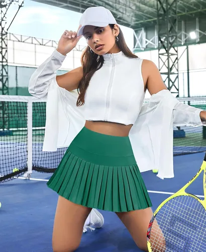 Miniatura 3 de JoyGirl Womens Pleated Tennis Skirt with Shorts High Waisted Golf Skort Mini Skirt Workout Skirt Athletic Skorts with Pockets