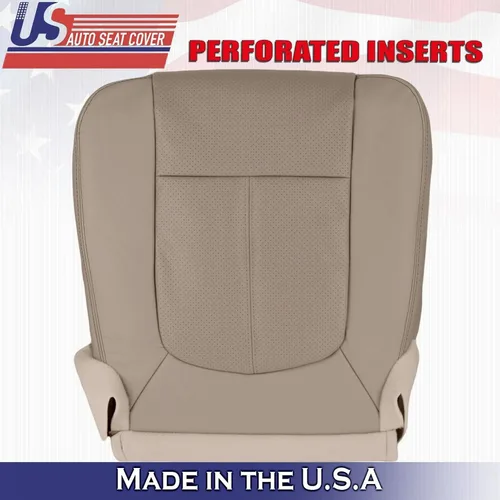 Miniatura 8 de 2011 2012 para Ford F250 F350 Lariat conductor y pasajero parte inferior de cuero cubre marrón