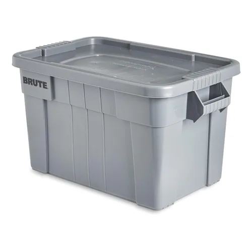 Miniatura 13 de Baúl con tapa Rubbermaid Commercial fg9s3100gray Brute, capacidad de 20 galones, 27-7/8 pulgadas, longitud x 17-3/8 pulgadas, ancho x 15-1/8 Gris