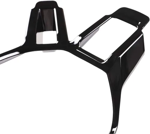 Miniatura 8 de Cubierta de decoración del volante del coche negro brillante ABS para Land Rover Defender 110 130 2020 accesorios de automóvil