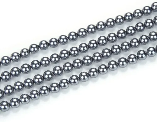 Miniatura 13 de Adabele 1 hebra AAA Grado 10mm Cuentas sueltas redondas de perla natural de concha de agua dulce Madreperla Nacre 38 cm (Perla Blanca) para hacer