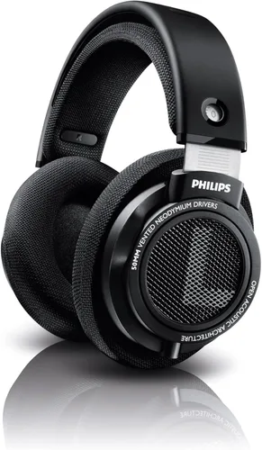 Miniatura 10 de Philips SHP9600 - Audífonos con cable, ajuste cómodo, parte trasera abierta, controladores Neodimio de 50 mm (SHP9600/00)