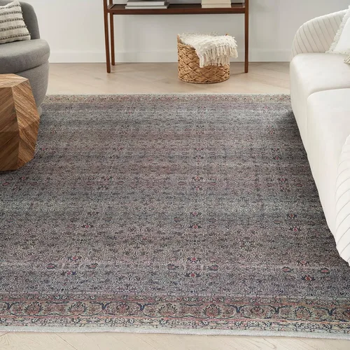 Miniatura 11 de Nourison Home Brilliance - Alfombra tradicional vintage lavable a máquina, de 4 x 6 pies, fácil de limpiar, no se desprende, para dormitorio, sala