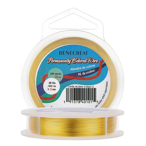 Miniatura 61 de BENECREAT Alambre de cobre para cuentas de joyería de calibre 18, resistente al deslustre, alambre de metal de bronce antiguo para hacer joyas