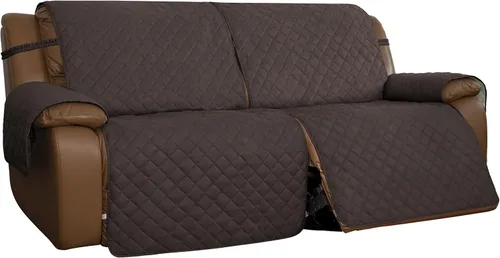 Miniatura 40 de Easy-Going Funda para Sillón Reclinable de Dos Plazas, Funda de Sofá Reversible para Sillón Reclinable Doble, Funda de Sofá Dividida para Cada