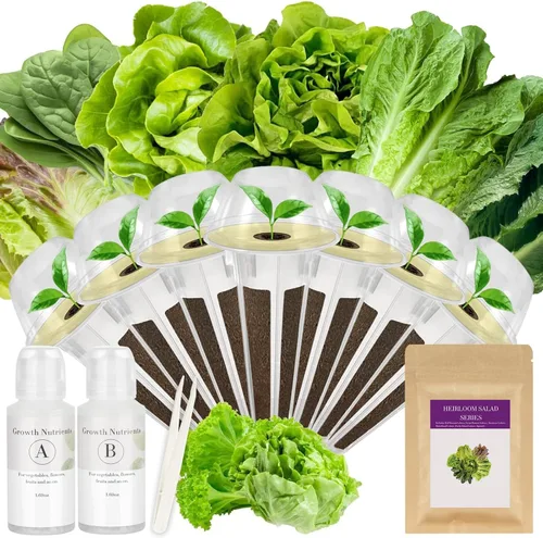 Miniatura 12 de Kit de cápsulas de semillas de hierbas gourmet para AeroGarden, idoo, Ahopegarden, MUFGA Hydroponics Garden con albahaca, perejil, tomillo, menta