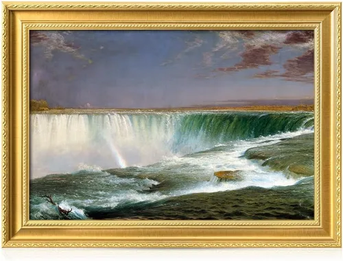 Miniatura 35 de DECORARTS - Impresiones de Giclee de Lirios de Agua de Claude Monet, Arte de Pared Enmarcado con Marco de Madera Maciza, Decoración de Jardín