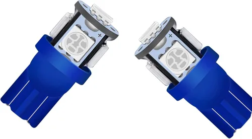 Miniatura 3 de T10 194 168 Bombilla LED 158 161 2825 Panel de instrumentos Panel de instrumentos Cluster Dashboard Bombilla LED 5 SMD Azul