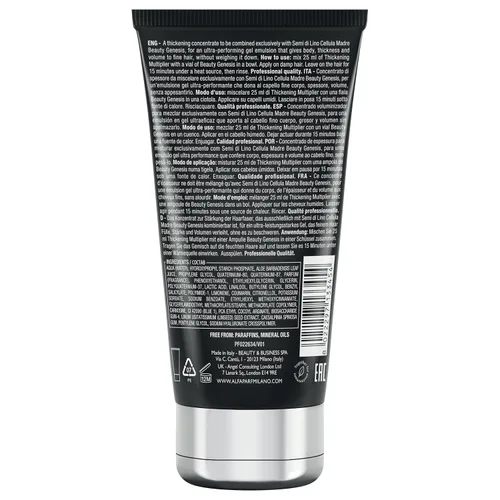 Miniatura 2 de ALFAPARF MILANO Semi di Lino Sublime Cellula Madre - Multiplicador espesante para cabello fino, añade cuerpo y volumen para un cabello