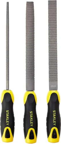 Stanley 0-22-477 Juego de escofina (3 piezas), multicolor