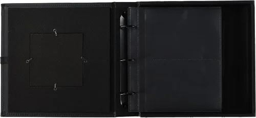 Miniatura 2 de Pioneer Photo Albums Caja de fotos con marco de piel sintética cosida con 3 anillas, 120 bolsillos para impresiones de 4 x 6 pulgadas, 5 x 7