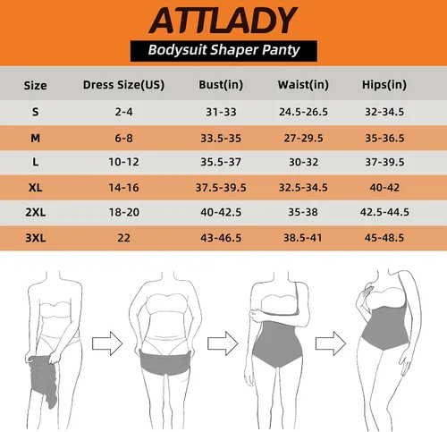Miniatura 6 de ATTLADY Body moldeador para mujer con control de abdomen, moldeador de cuerpo completo, tirantes delgados, camisola, tops
