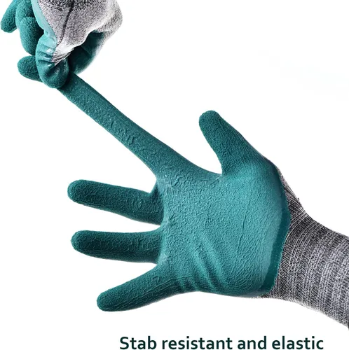 Miniatura 4 de DOFOWORK Gardening Gloves - 6 Pair Gardening Gloves for Women/Men, Breathable Natural Latex Garden Gloves with Grip