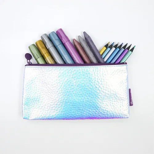 Miniatura 6 de Pelikan Lápices de colores metálicos, kit creativo edición metálica, 25 piezas