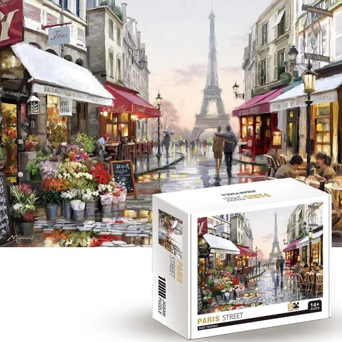 Miniatura 9 de Rompecabezas de 1000 piezas para adultos, adolescentes y niños – Desafiante de arte fino, rompecabezas de 1000 piezas del mar Egeo, regalo de juego