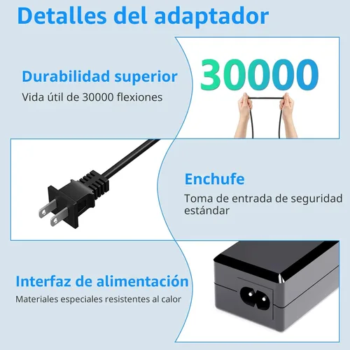 Miniatura 5 de 42V Reemplazo para cargador de patinete eléctrico Hiboy Compatible con Hiboy S2 Pro, S2 Lite, S2, KS4, KS4 Pro, NEX, NEX3, NEX5, Max, Max3, Max V2