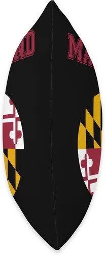 Miniatura 2 de Maryland Fan State Pride Gifts College University Style Maryland - Cojín de regalo, diseño de bandera de Maryland, 16.0 x 16.0 in, multicolor