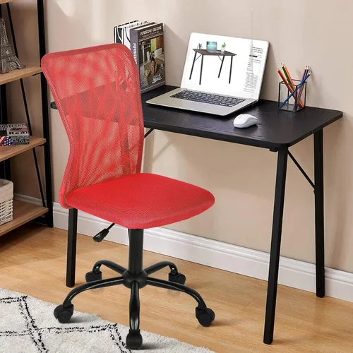 Miniatura 10 de Silla ergonómica de oficina con soporte de malla, moderna silla giratoria ejecutiva con respaldo medio, silla de computadora, silla de tareas