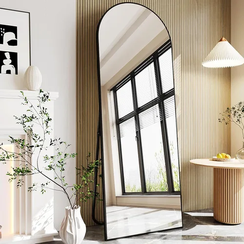 Miniatura 16 de AUYHM Espejo de Pared de Cuerpo Completo 18"x58", Espejo de Suelo Arqueado, Espejos de Pared de Cuerpo Completo, Espejos de Pared Arqueados, Espejo
