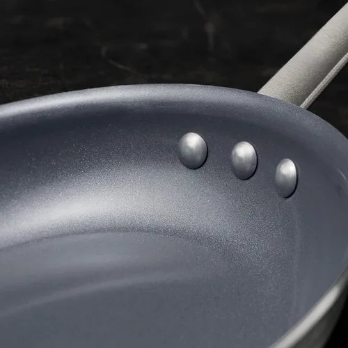 Miniatura 9 de Tramontina Sartén profesional antiadherente de cerámica de 10 pulgadas, sartén de aluminio de calibre pesado con revestimiento antiadherente