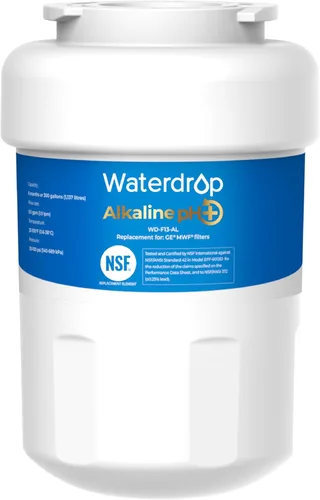 Miniatura 13 de Waterdrop MWF NSF 53&42 Filtro de agua para refrigerador, compatible con GE SmartWater MWF, MWFINT, MWFP, MWFA, GWF, HDX FMG-1, GSE25GSHECSS