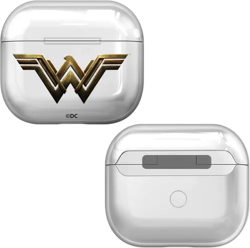 Miniatura 6 de Head Case Designs Cubierta de cristal duro transparente con licencia oficial de la Liga de la Justicia con logotipos de Superman, compatible
