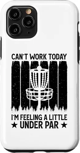 Miniatura 10 de iPhone X/XS Can't Work Today I'm Feeling A Little Under Par - Disc Golf Case