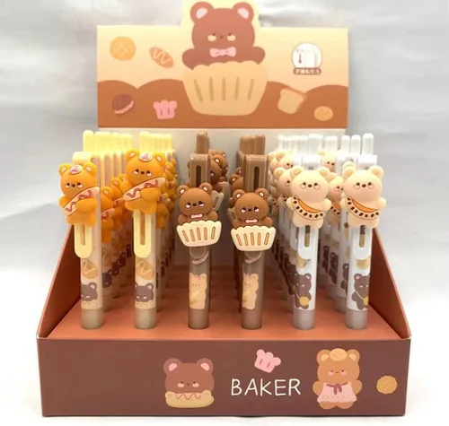 Miniatura 6 de Bolígrafos de gel retráctiles para niña, bolígrafos de tinta de gel negra, bolígrafo de gel kawaii, bolígrafo extra fino de 0.020 in, perfectos