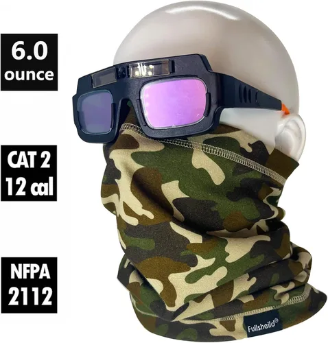 Miniatura 22 de Fullsheild FR - Máscara facial resistente al fuego, cubierta completa, polaina para el cuello, para soldar, caza, ejército, trabajo militar