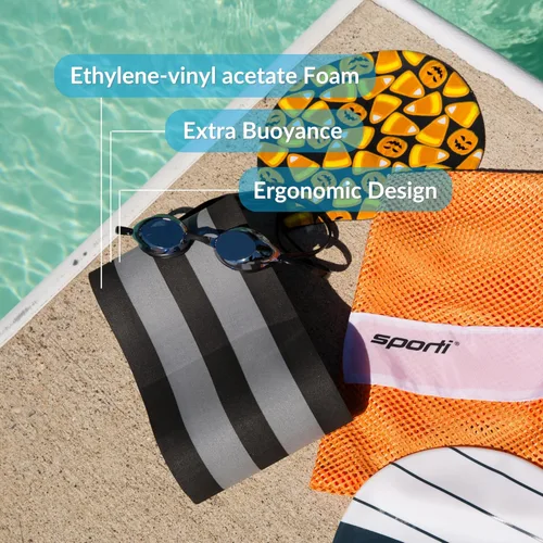 Miniatura 2 de Sporti Boya de tracción para mujeres y hombres o principiantes, boya de pierna flotante EVA de 5 capas, accesorios para nadadores, ayuda