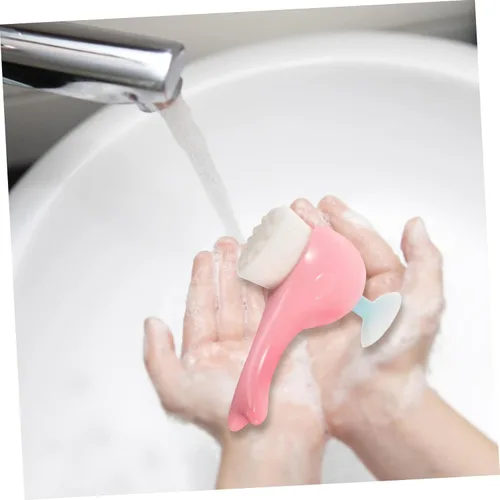 Miniatura 8 de FRCOLOR Cepillo exfoliante facial Cepillo de limpieza facial Limpiador facial Limpiador facial