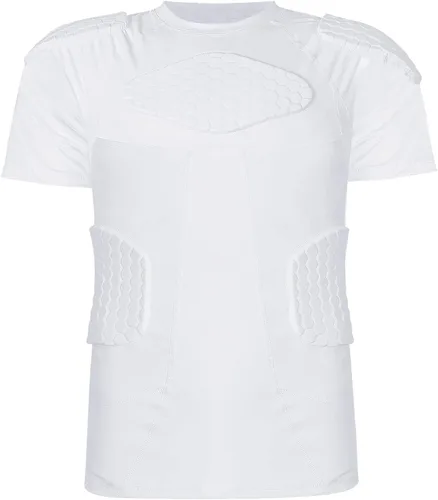 Miniatura 5 de Protector de costilla de fútbol Protector de pecho acolchado para béisbol fútbol baloncesto Blanco