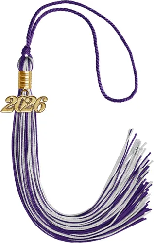 Miniatura 208 de Endea Graduation - Borla de doble color mixto con fecha dorada (negro/dorado antiguo, 2021)