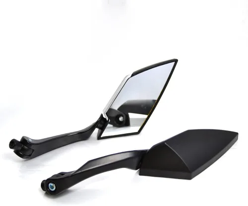 SCUUBE Espejo retrovisor para motocicleta Kawasaki ER6F ER6N Z750 Z1000 Z800 Z900 Scooter E-Bike Espejo retrovisor Espejo trasero 0.315 in 0.394 in