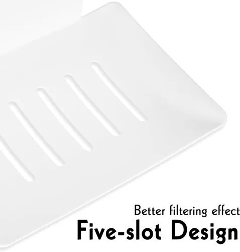 Miniatura 3 de Jaboneras para baño, soporte para jabón de barra con bandeja autodrenante, bandeja de jabón para pared de ducha, recipiente de jabón autoadhesivo