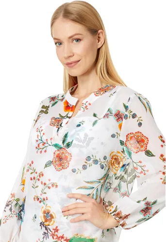 Miniatura 3 de Johnny Was Vestido largo de manga abombada Multi LG, Multi