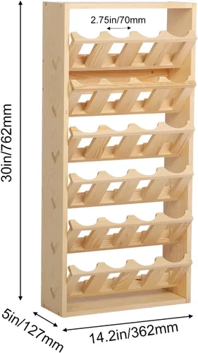 Miniatura 8 de Nisorpa Soporte para 24 latas de pintura en aerosol o lubricante, estante para latas de aerosol de 6 niveles, estante de almacenamiento de latas