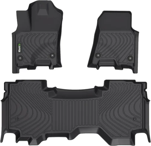 Miniatura 88 de HAFIDI® - Tapetes para auto con almacenamiento debajo del asiento, para todo clima, antideslizantes, de elastómero termoplástico, para la primera