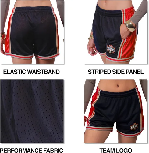 Miniatura 5 de Ultra Game Pantalones cortos de baloncesto oficiales de la WNBA para mujer